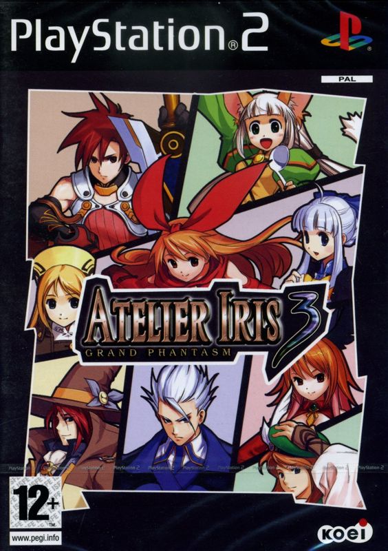Atelier Iris 3 Grand Phantasm box art for Playstation 2